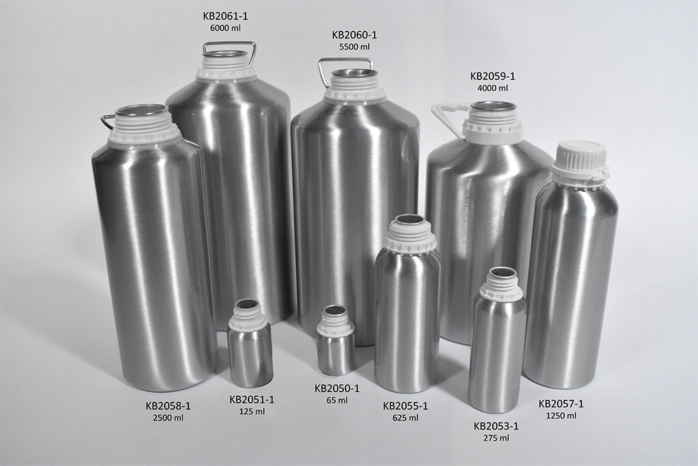 Narrow Mouth Aluminum Bottles